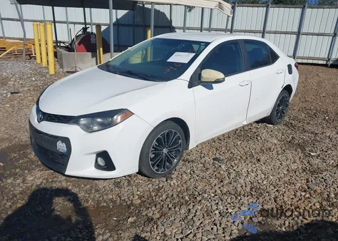 2015 Toyota Corolla S Plus from USA, damaged, VIN 2T1BURHE8FC405152